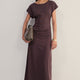 Esme Jersey Dress - Chocolate