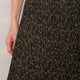 Estelle Plisse Skirt - Khaki Leopard