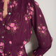 Ettie Shirt Dress - Merlot Spaced Floral