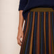 Eulalie Sunray Knitted Skirt - Multi
