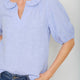 Evangeline Linen Top - Chambray