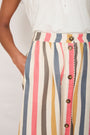 Evangeline Skirt - Multi Stripe