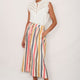 Evangeline Skirt - Multi Stripe