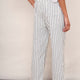 Everly Stripe Trousers - Blue/Ivory