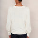 Fleurine Scallop Jumper - Ivory