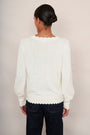 Fleurine Scallop Jumper - Ivory