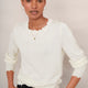 Fleurine Scallop Jumper - Ivory