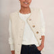 Fleurine Scallop Jumper - Ivory