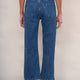 Flossie Carpenter Flare Cropped Jean - Mid Wash