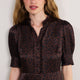 Fabienne Silk Dress - Chocolate Leopard