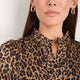 Fabienne Silk Dress - Leopard