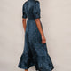 Fabienne Silk Dress - Midnight Spot