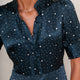 Fabienne Silk Dress - Midnight Spot