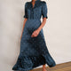 Fabienne Silk Dress - Midnight Spot