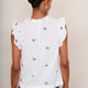 Felicity Top - White Embroidered