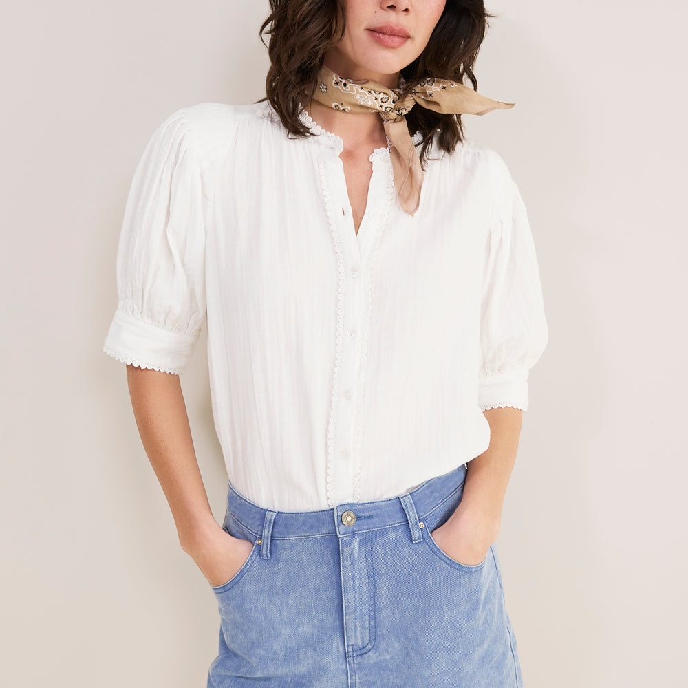 Fiona Blouse - White