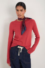 Serena Silk Scarf - Plum Sprig