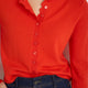 Fleurine Cropped Cardigan - Bitter Orange