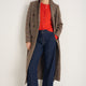 Fleurine Cropped Cardigan - Bitter Orange