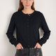 Fleurine Cropped Cardigan - Black