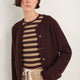 Fleurine Knitted Jacket - Cocoa