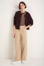 Fleurine Knitted Jacket - Cocoa
