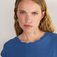Fleurine Linen Cotton Tank - Coastal Blue