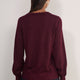 Fleurine Scallop Jumper - Aubergine Sparkle