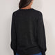 Fleurine Scallop Jumper - Black Sparkle