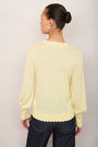 Fleurine Scallop Jumper - Buttermilk Yellow