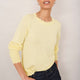 Fleurine Scallop Jumper - Buttermilk Yellow