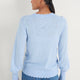 Fleurine Scallop Jumper - Chambray Blue