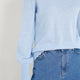Fleurine Scallop Jumper - Chambray Blue