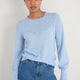 Fleurine Scallop Jumper - Chambray Blue