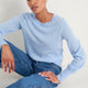 Fleurine Scallop Jumper - Chambray Blue