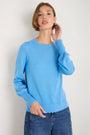 Fleurine Scallop Jumper - Coastal Blue
