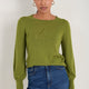 Fleurine Scallop Jumper - Deep Olive