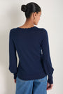 Fleurine Scallop Jumper - Midnight