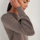 Fleurine Scallop Jumper - Mole