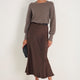 Fleurine Scallop Jumper - Mole