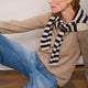 Fleurine Scallop Jumper - Oat Marl