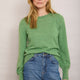 Fleurine Scallop Jumper - Spring Green
