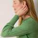 Fleurine Scallop Jumper - Spring Green