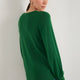 Fleurine Scallop Jumper - Dark Jade Green