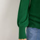 Fleurine Scallop Jumper - Dark Jade Green