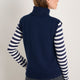 Fleurine Scallop Roll Neck Tank - Midnight