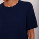 Fleurine Scallop T-Shirt - Midnight