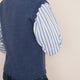 Fleurine Scallop Tank - Denim Blue