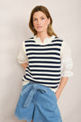 Chloe Scallop  Short - Chambray