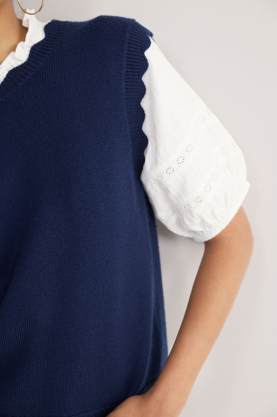 Fleurine Scallop Tank - Midnight